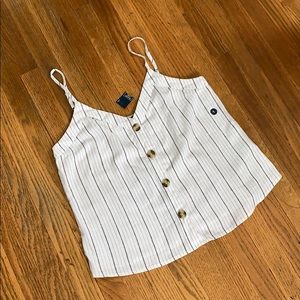 NWT Abercrombie tank top linen camisole